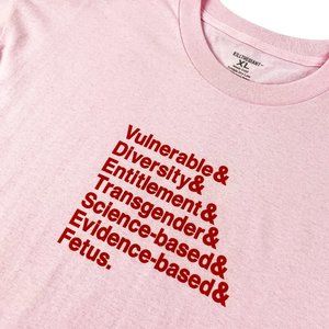 Banned Words Tee (NWOT)